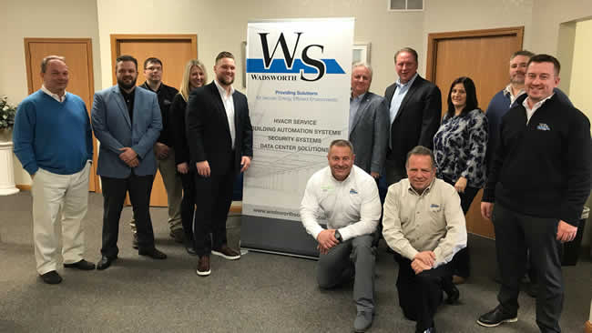 The ability to offer the right integrations is essential to serve changing customer demands says Jeff Groats - here with Wadsworth Solutions team members at the opening of a new location in Yougstown OH