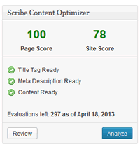 Scribe likes this post – mission content optimization accomplished – but does the reader like it is the real question