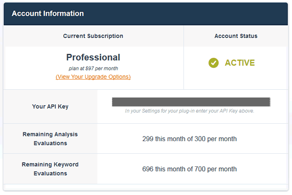 The Scribe dashboard shows you how many evaluations you have left