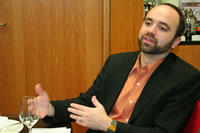 Joe Pulizzi at the i-SCOOP roundtable