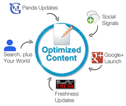 Optimized content buckets via Search Engine Watch