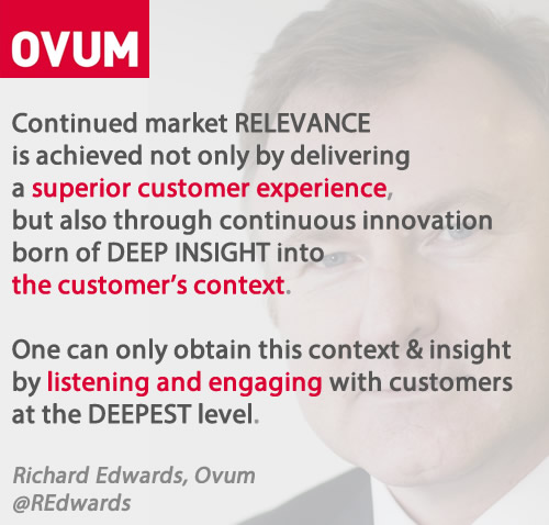 Richard Edwards – OVUM – on customer experience and customer context