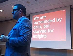 If you think of people like numbers in a spreadsheet you will miss the bigger story - Jay Baer at the Content Marketing Conference Europe 2014 - picture by Tristan Lavender