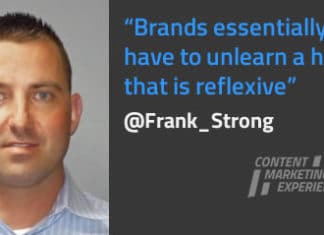 Frank Strong on one of the key challenges for brands