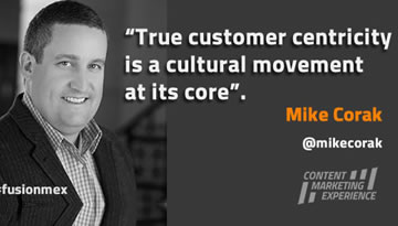 Mike Corak on customer-centricity