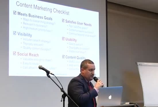 Your content marketing checklist – Mike Corak at the i-SCOOP Content Marketing Conference Europe
