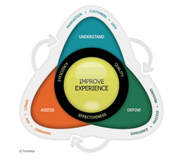 Customer experience improvement framework by Foviance - now Seren - click for larger image and post