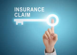 Insurance claim concept