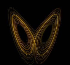 The butterfly the mathematical way - Lorenz attractor - multiple dimensions and non linear