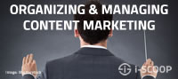 Organizing and managing content marketing