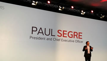 Genesys CEO Paul Segre at GForce 15 - via Twitter