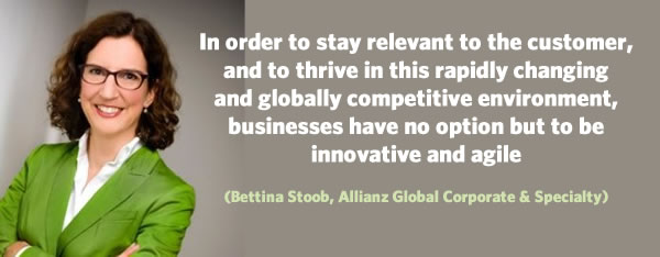 Businesses have no option but to be innovative and agile says Bettina Stoob - picture LinkedIn