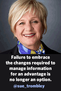 Embracing the changes to manage information no option says Sue Trombley of Iron Mountain - picture