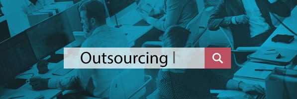 IT outsourcing concept
