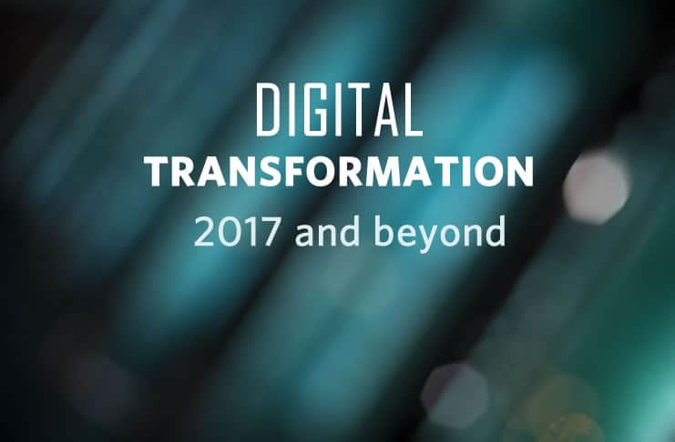 Digital transformation concept