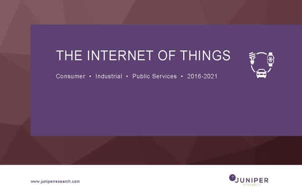 The Internet of Things - Consumer, Industrial & Public Services 2016-2021