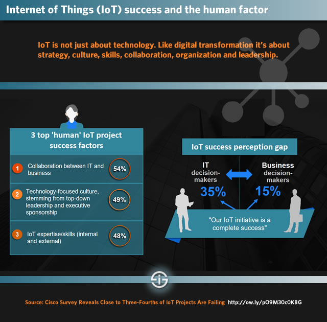 Internet of Things success and the human factor - the need for alignment expertise and culture - source