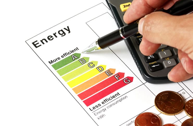Energy efficiency and energy saving concept