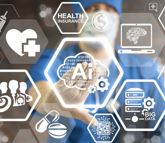 AI healthcare concept