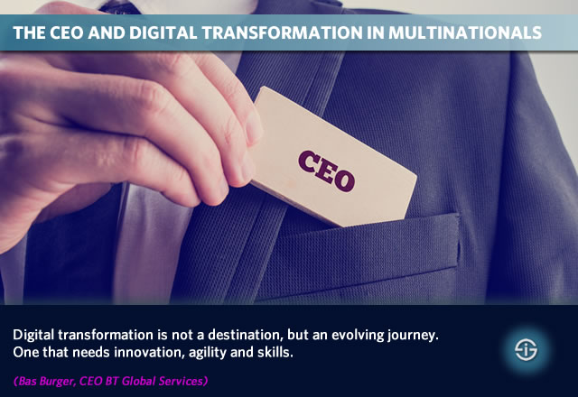 The CEO and digital transformation in multinationals