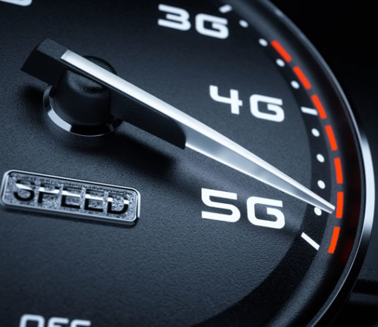 5G speed concept