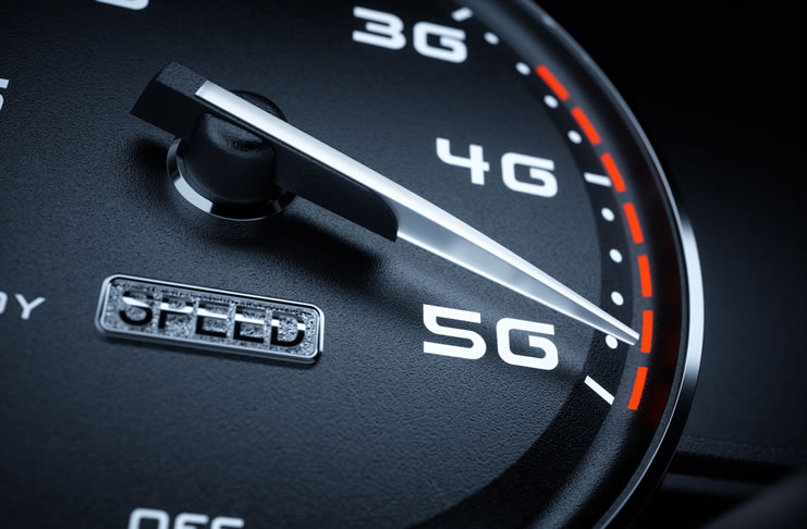5G speed concept