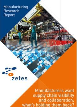 Manufacturing Research Report by zetes - manufacturers want supply visibility and collaboration - what is holding them back - download the full report