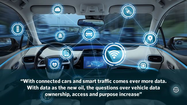 With connected cars and smart traffic comes ever more data - with data as the new oil the questions over vehicle data ownership, access and purpose increase
