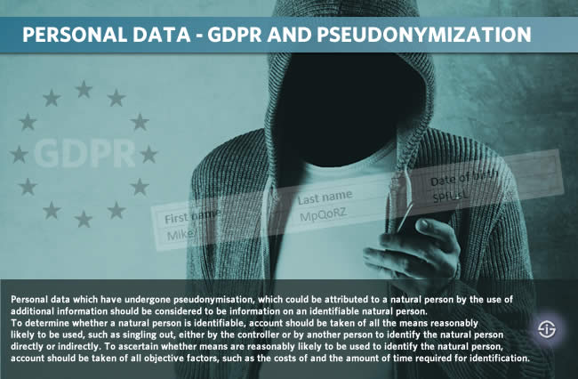 GDPR and pseudonymization - pseudonymous personal data