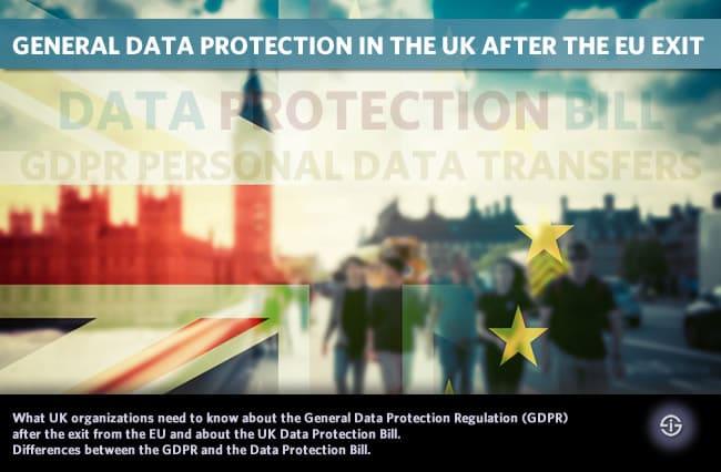 General data protection in the UK after the EU exit - data protection bill GDPR personal data transfers