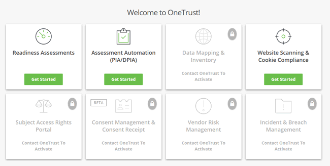 OneTrust Consent Management out of the Beta stage since March 2018