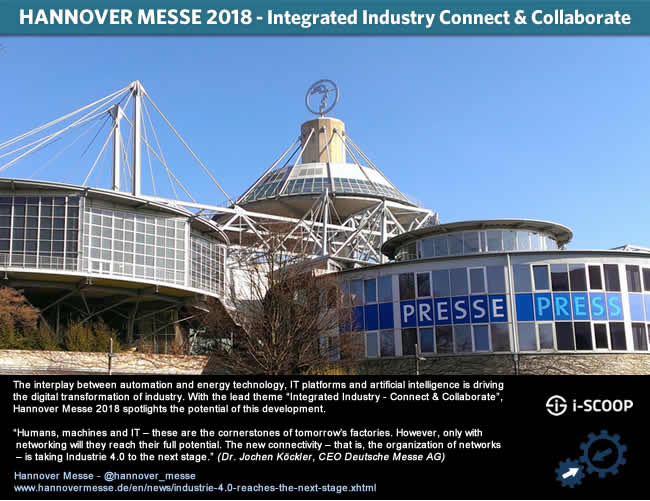 Hannover Messe 2018 - integrated industry connect and collaboration HM18 Industrie 4.0 picture J-P De Clerck i-SCOOP