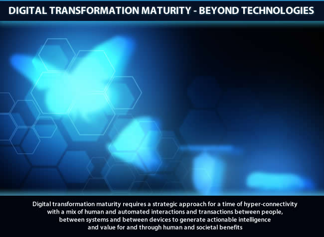 Digital transformation maturity - value for and through human and societal benefits