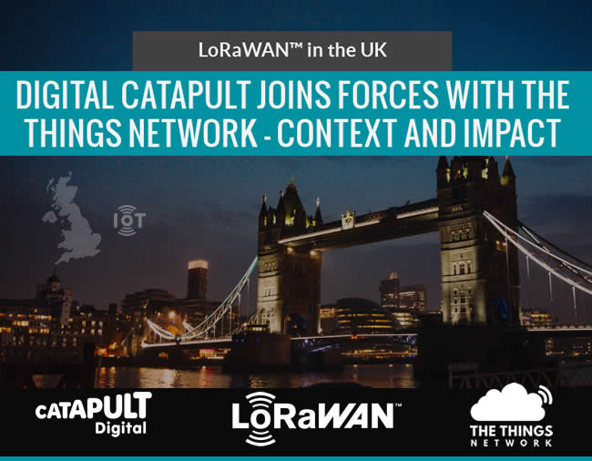 IoT - Digital catapult and the things network join forces - impact and context LoRaWAN in the UK