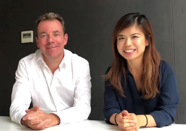 Guillaume Decugis and Joei Chan on the news about Linkfluence and Scoop.it - click for video