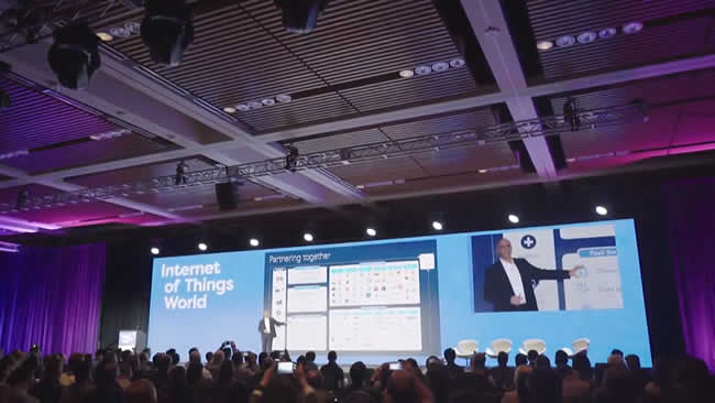 For the report IoT professionals attending Internet of Things World were surveyed - picture source IoT World 2018 impression video day 1