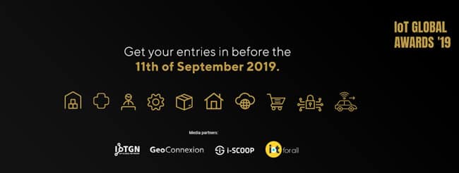 IoT Global Awards 2019 entries