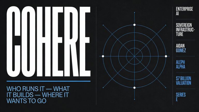 Cohere is a Canadian AI company focused on enterprise and sovereign AI. Here is what Cohere is, who is behind it, what it does, why it is acquiring Aleph Alpha, and where the company wants to go next.