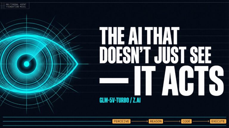 GLM-5V-Turbo is Z.ai's first native multimodal agent foundation model, built for vision-based coding and agentic task execution. Here's what makes it different.
