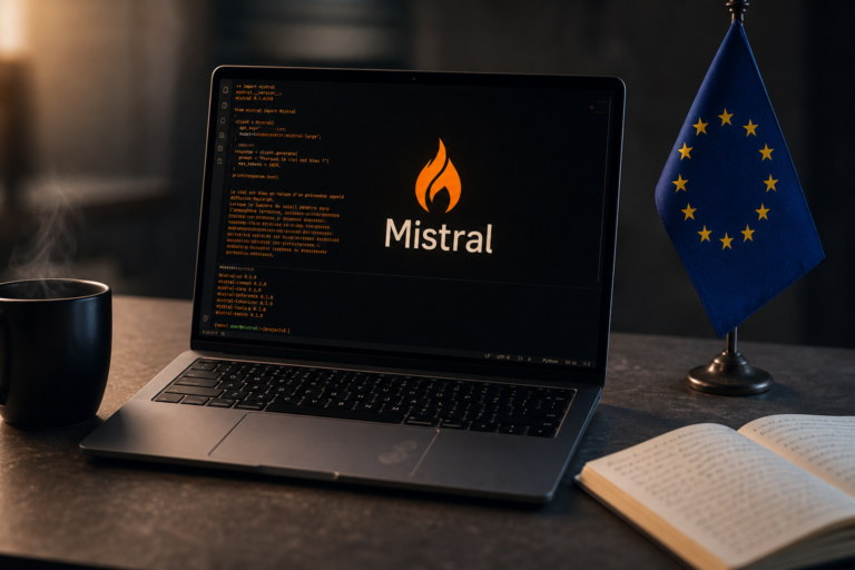 Mistral Medium 3.5 is a 128B dense model with a 256k context window, configurable reasoning, and remote coding agents in Vibe and Le Chat.