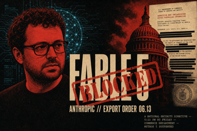 Anthropic suspends access to Fable 5 and Mythos 5 after a US export control directive bars foreign nationals from using the models. Here's what changed.