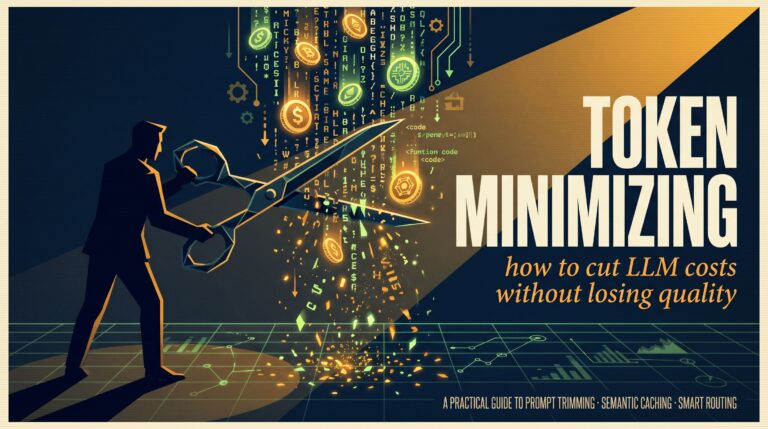 Token minimizing is the fastest way to lower LLM costs and latency. Learn practical techniques: prompt trimming, compaction, semantic caching and smart routing.