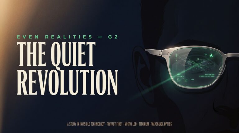 Even Realities G2 smart glasses combine a discreet heads-up display, the R1 smart ring and privacy-first design. Here is what makes the technology stand out.