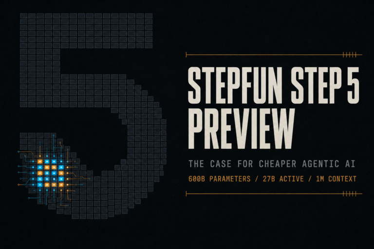 StepFun's Step 5 Preview is a 600B sparse MoE model with 27B active parameters and a 1M token context. Here's what it can do, what it costs, and what to watch before the weights drop.