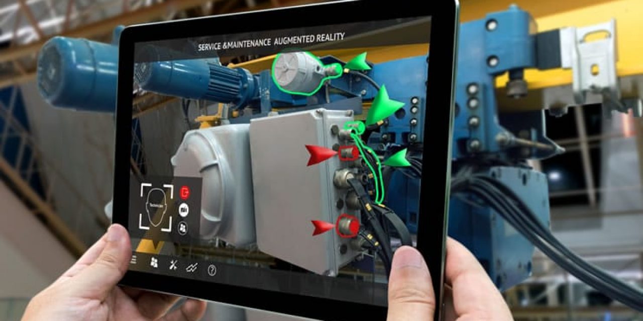 Augmented reality Industry 4.0 concept