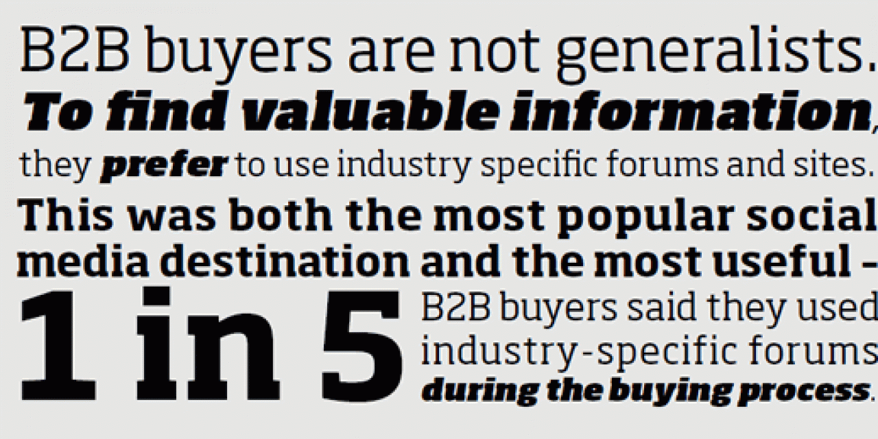 B2B buyers and their social media preferences – BuyerSphere Report 2013