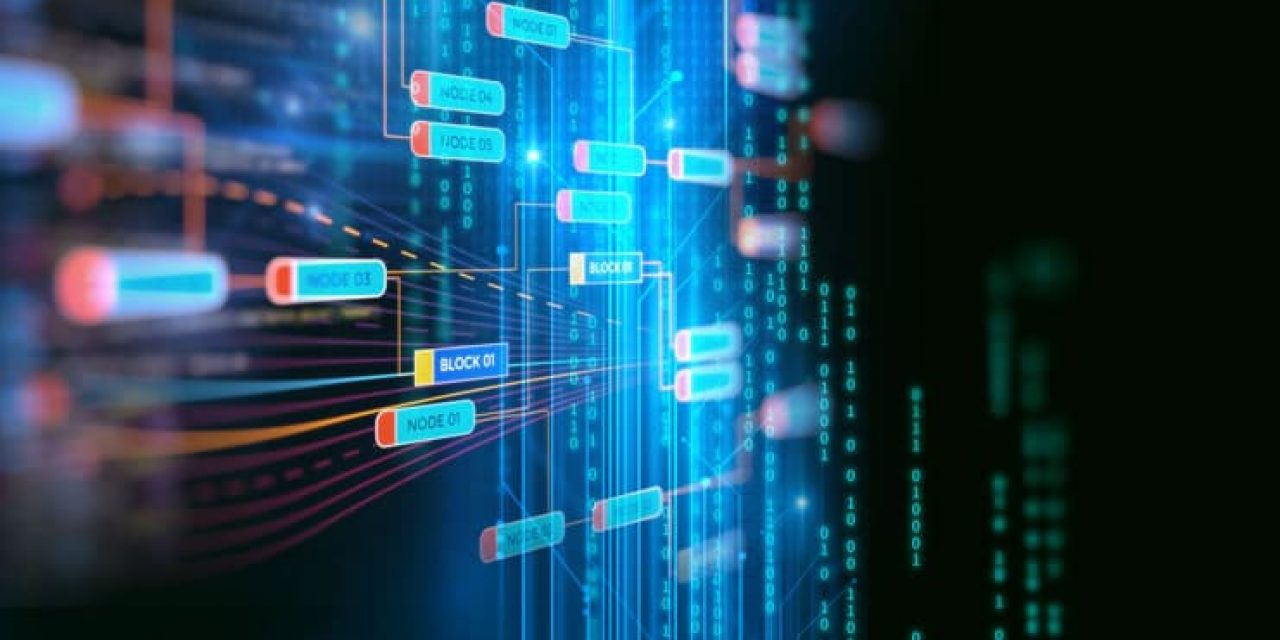 Blockchain IoT concept