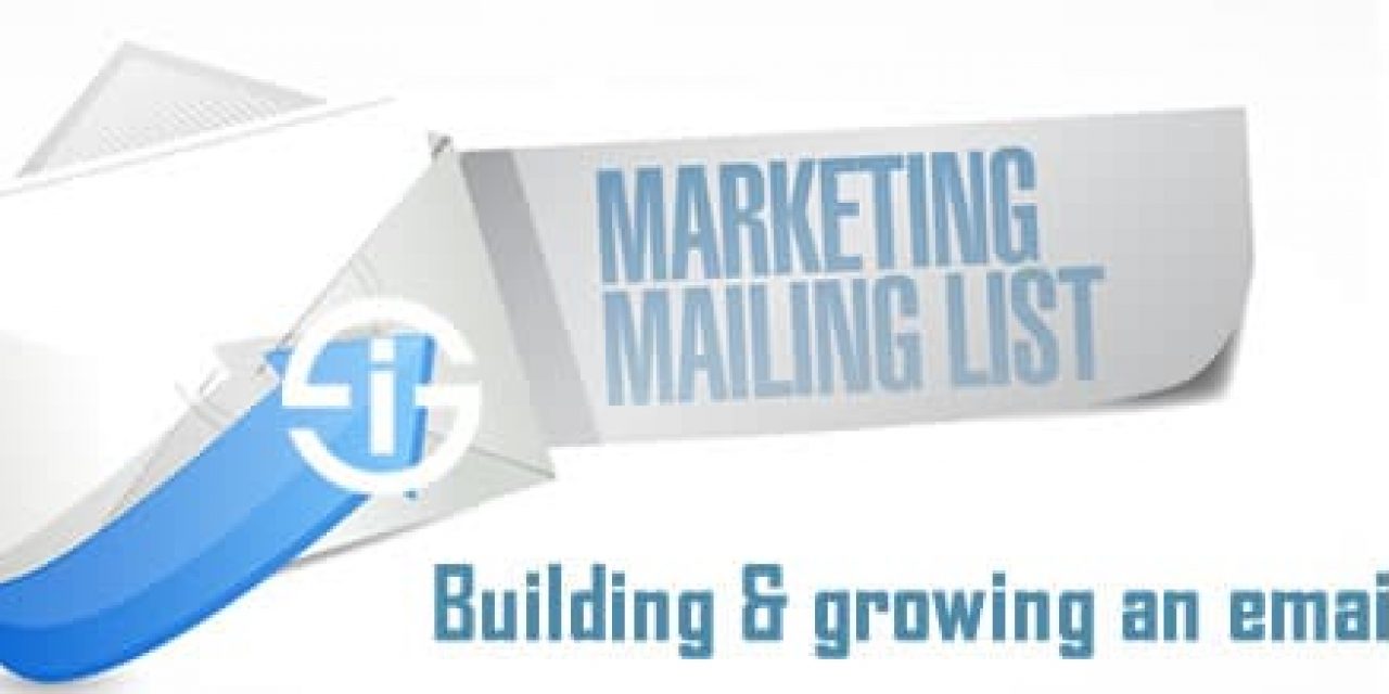 Building and growing an email list