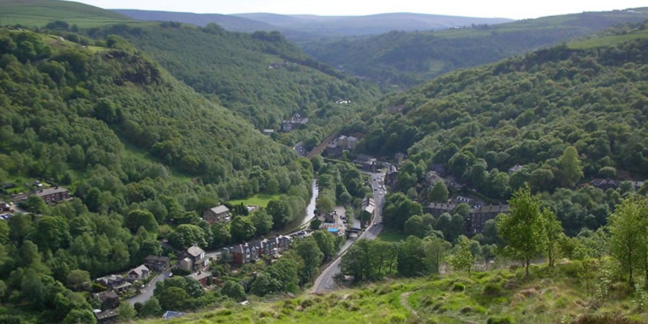 Calder river and valley
