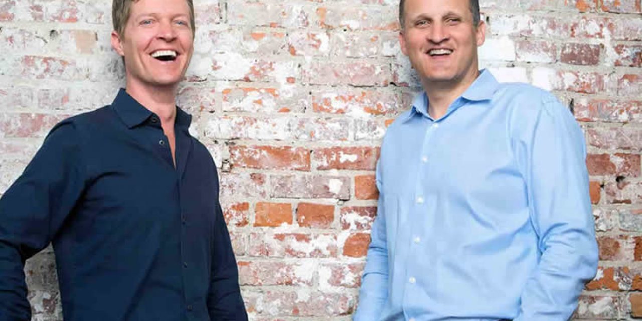 Christian Chabot left and Adam Selipsky right - respectively co-founder and CEO of Tableau Software